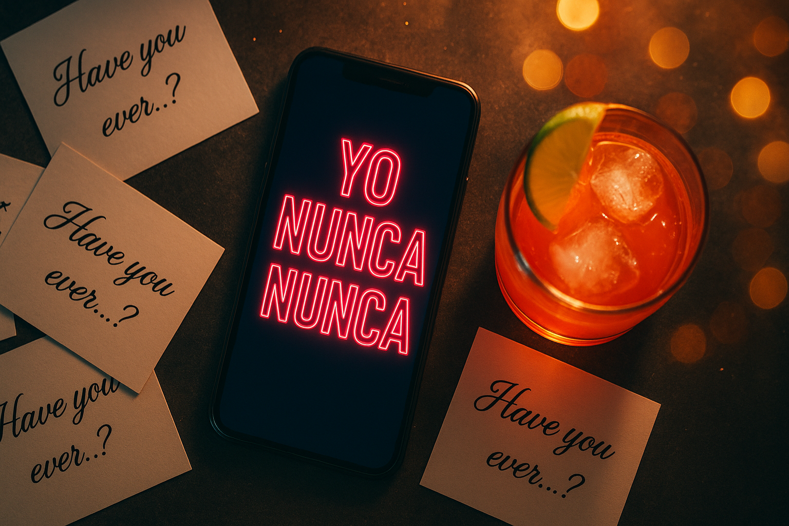 yo nunca nunca en ingles
