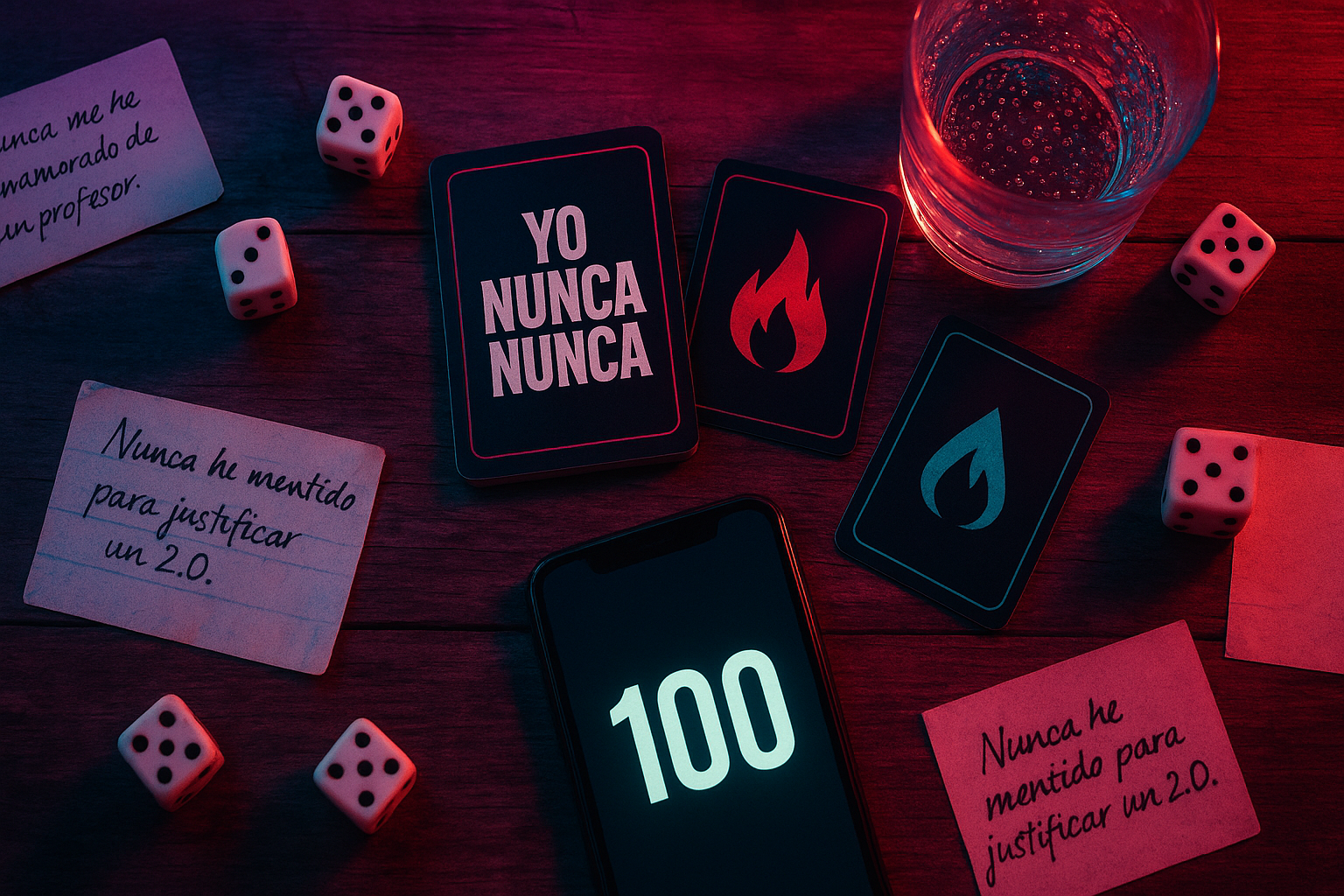 yo nunca nunca universidad