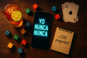 yo nunca nunca en una fiesta