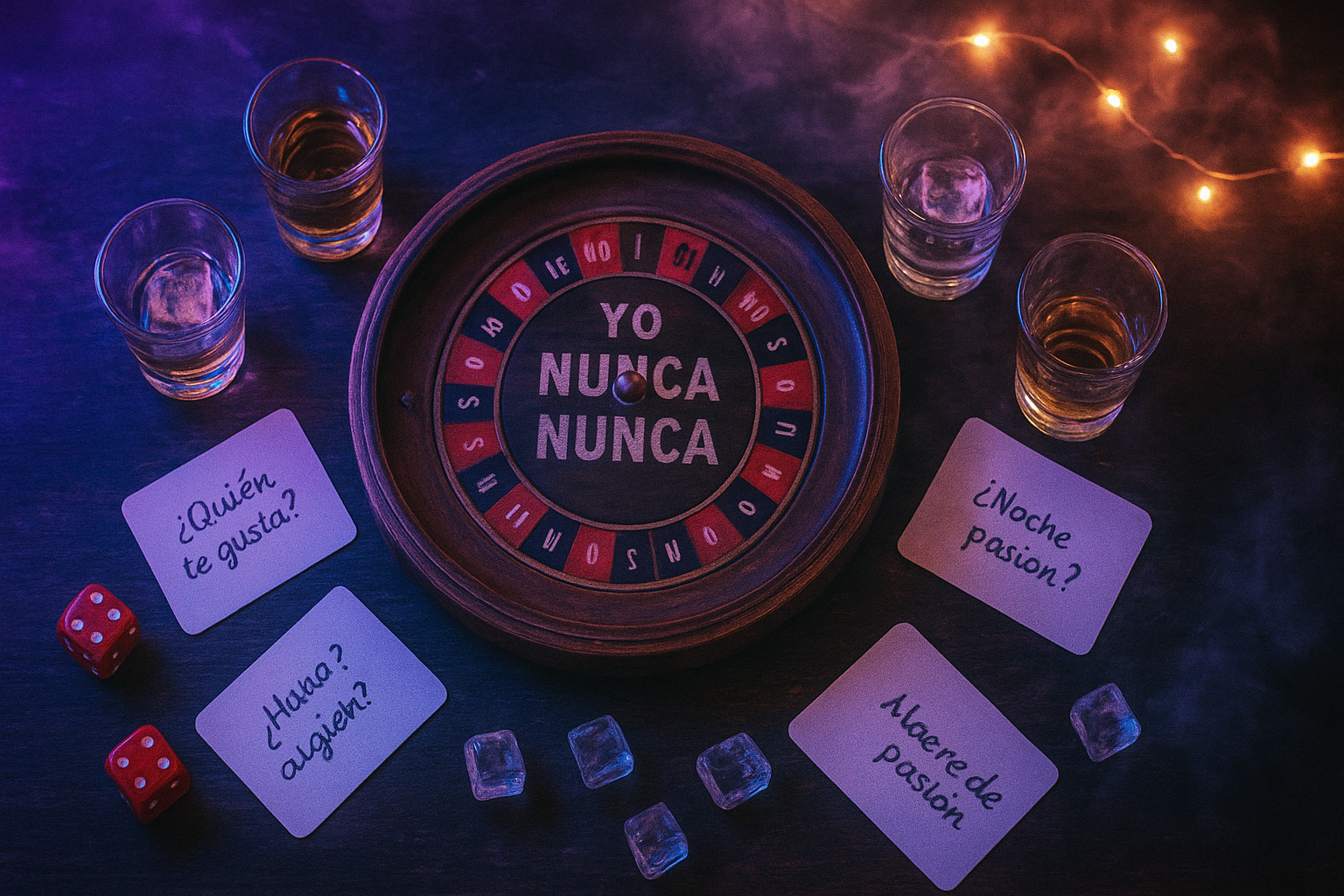 yo nunca nunca preguntas ruleta